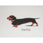 Dachshund Greeting Card